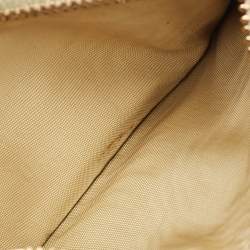 Pre Owned حامل بطاقات ديور ديوراما جلد معدني بسحاب