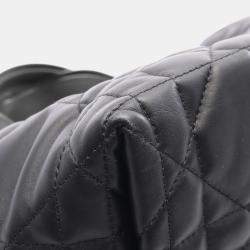 مملوكة مسبقًا Dior Toujours Medium Black Macrocannage Calfskin Leather Tote Bag