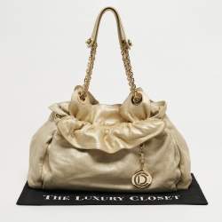 مملوكة مسبقًا حقيبة ديور ل ترونت كتف جلد بيج