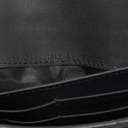 Pre Owned محفظة بسلسلة ديور سادل جلد أزرق حجري