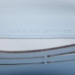 Pre Owned Dior Diorissimo Pink Leather Continental Wallet