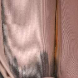 Pre Owned حقيبة كتف ديور ديوراما سويدي ميتالك ذهبي صغيرة