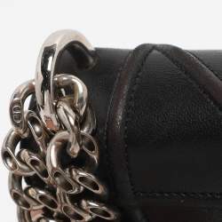 Pre Owned حقيبة كتف ديور ديوراما سويدي ميتالك ذهبي صغيرة