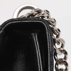 Pre Owned حقيبة كتف ديور ديوراما سويدي ميتالك ذهبي صغيرة