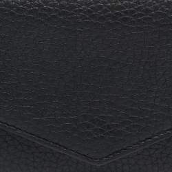 مملوكة مسبقًا Dior Diorissimo Black Leather Long Wallet