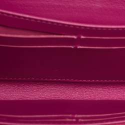 مملوكة مسبقًا Dior Diorissimo Black Leather Long Wallet