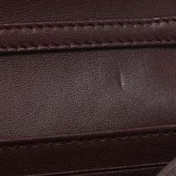 مملوكة مسبقًا محفظة بسلسلة ديور ديوراما جلد وردي أبيض فاتح