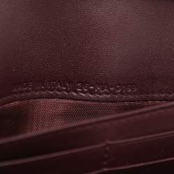 مملوكة مسبقًا محفظة بسلسلة ديور ديوراما جلد وردي أبيض فاتح