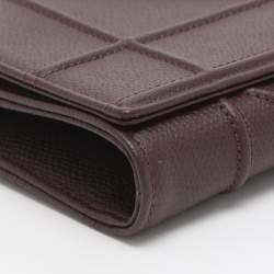 مملوكة مسبقًا محفظة بسلسلة ديور ديوراما جلد وردي أبيض فاتح