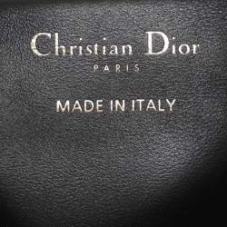 مملوكة مسبقًا حقيبة ساتشيل جلد مبطن كاناج أسود ديور جولي ميني