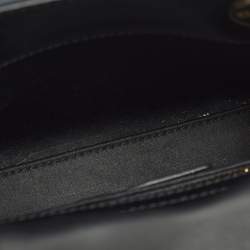 Pre Owned Dior Embroidered Beads Lady Dior Mini Leather and Suede Tote