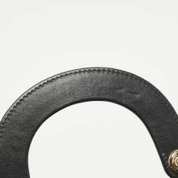 Pre Owned Dior Embroidered Beads Lady Dior Mini Leather and Suede Tote