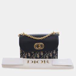 مملوكة مسبقًا Dior Blue Mini Oblique Canvas Miss Maddy Flap