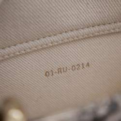 مملوكة مسبقًا Dior White Small Denim Toile de Jouy Soleil Lady D Joy