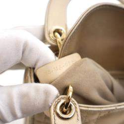 Pre Owned حقيبة ديور ليدي ديور جلد ضأن صغير ميكرو كريستيان ديور