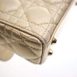Pre Owned حقيبة ديور ليدي ديور جلد ضأن صغير ميكرو كريستيان ديور