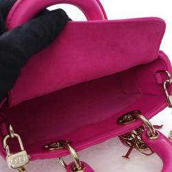 مملوكة مسبقًا ديور كريستيان جلد الحمل ميكرو ليدي دي-جوي