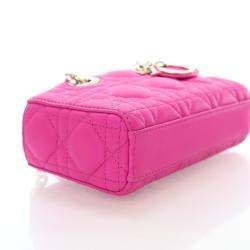 مملوكة مسبقًا ديور كريستيان جلد الحمل ميكرو ليدي دي-جوي