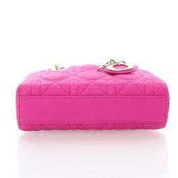 مملوكة مسبقًا ديور كريستيان جلد الحمل ميكرو ليدي دي-جوي