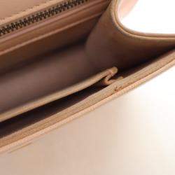 مملوكة مسبقًا حقيبة ديور ديوراما غطاء مسننة جلد عجل ناعم صغيرة بيج