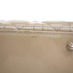 مملوكة مسبقًا حقيبة ديور ليدي ديور متوسطة الحجم بيج لامع كاناج