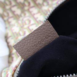 Pre Owned حقيبة سرج ديور أوبليك جاكار متوسطة