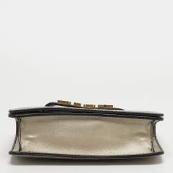 مملوكة مسبقًا حقيبة كلتش ديور ديوريفولوشن جلد معدني مع رفرف