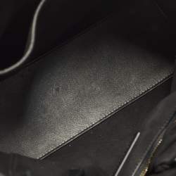 Pre Owned حقيبة يد ديور ليدي ديور متوسطة شرابة خرزية جلد كاناج أسود