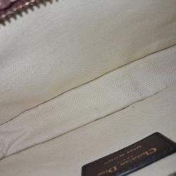 مملوكة مسبقًا Dior Red Canvas Oblique Quake Clutch