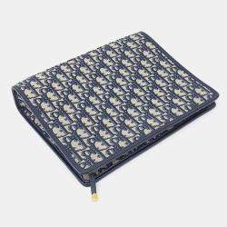 مملوكة مسبقًا حقيبة ديور 30 مونتين قماش مائل أزرق