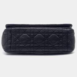 Pre Owned Dior Black Leather Carobag Small