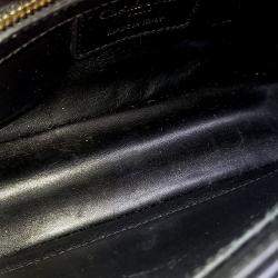 Pre Owned Dior Black Leather Carobag Small