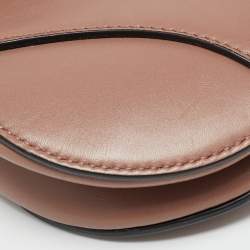 مملوكة مسبقًا Dior Saddle Mini Dusty Pink Leather Bag