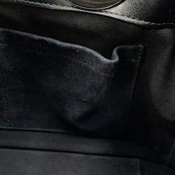 Pre Owned حقيبة يد ديور 95.22 كاناج متوسطة جلد أسود