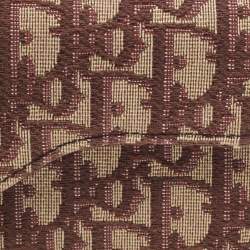 Pre Owned محفظة ديور سادل كانفاس ديورسيمو أحمر داكن