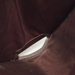 Pre Owned محفظة ديور سادل كانفاس ديورسيمو أحمر داكن