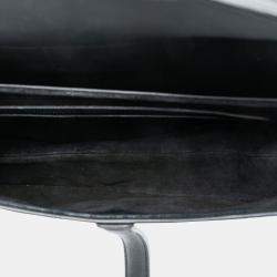 مملوكة مسبقًا Dior Black Ultra Matte Calfskin Saddle Bag