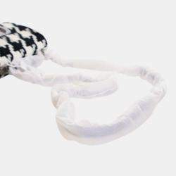 Pre Owned حقيبة كاروهات ضخمة من ديور سوداء قماشية تقنية صغيرة