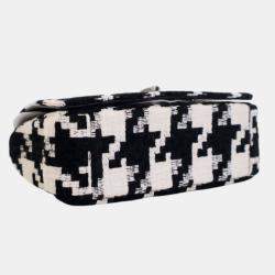 Pre Owned حقيبة كاروهات ضخمة من ديور سوداء قماشية تقنية صغيرة