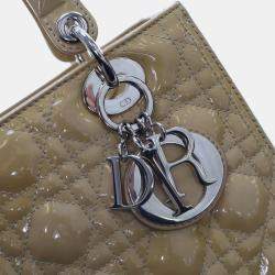 مملوكة مسبقًا حقيبة ديور كاناج براءة بنية وسطى ليدي ديور