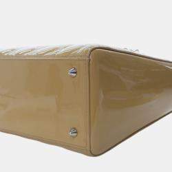 مملوكة مسبقًا حقيبة ديور كاناج براءة بنية وسطى ليدي ديور