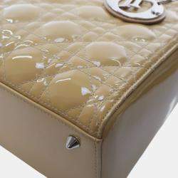 مملوكة مسبقًا حقيبة ديور كاناج براءة بنية وسطى ليدي ديور