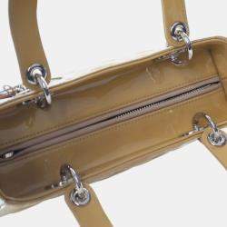 مملوكة مسبقًا حقيبة ديور كاناج براءة بنية وسطى ليدي ديور