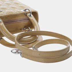 مملوكة مسبقًا حقيبة ديور كاناج براءة بنية وسطى ليدي ديور