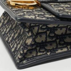 Pre Owned حقيبة كتف ديور مونتين 30 جلد وقماش أوبليك بورغندي