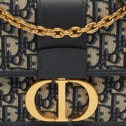 Pre Owned حقيبة كتف ديور مونتين 30 جلد وقماش أوبليك بورغندي