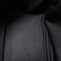 Pre Owned حقيبة ظهر ديور أوبليك جاكار رايدر قماش جلدي سوداء