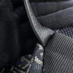 Pre Owned حقيبة ظهر ديور أوبليك جاكار رايدر قماش جلدي سوداء