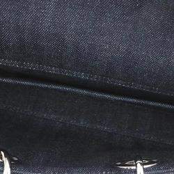 مملوكة مسبقًا حقيبة ديور دي-جوي 2-واي آيليت دينم كحلي متوسطة الحجم