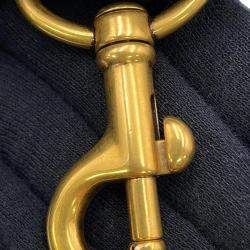 مملوكة مسبقًا Dior Oblique Embroidery Book Tote Navy Canvas Calf Leather Size Small